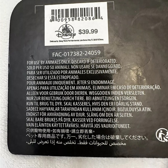 Disney Parks Jack and Zero Spirit Jersey for Pets Outfit Size XS New - Picture 8 of 9